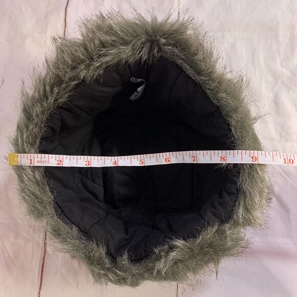 Trapper Aviator Ear-Flaps Hat Boys Big Kids Gray Pocket Faux-Fur Winter Cotton - Picture 10 of 16